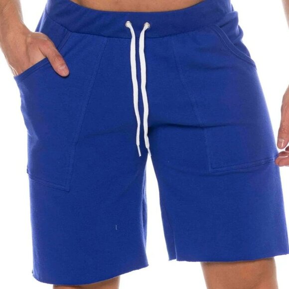 Go Softwear Size M Pacific Workout Shorts with Front Pockets - Royal Blue - Picture 11 of 14